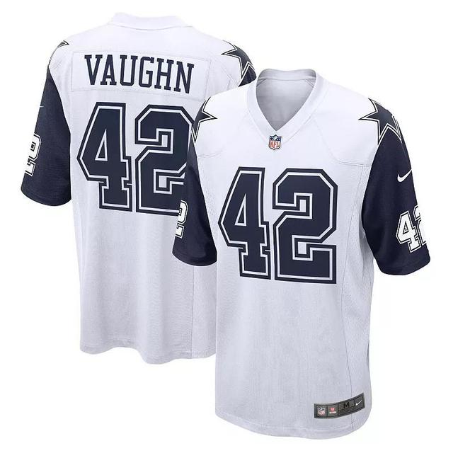 Mens Nike Deuce Vaughn White Dallas Cowboys Alternate Game Jersey - White Product Image