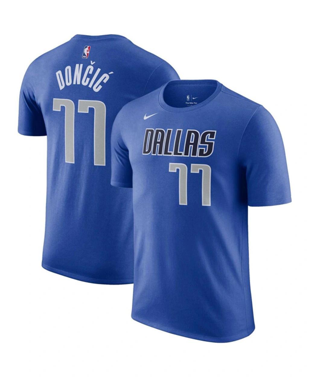 NIKE Dallas Mavericks  Men's Nba T-shirt In Blue Product Image