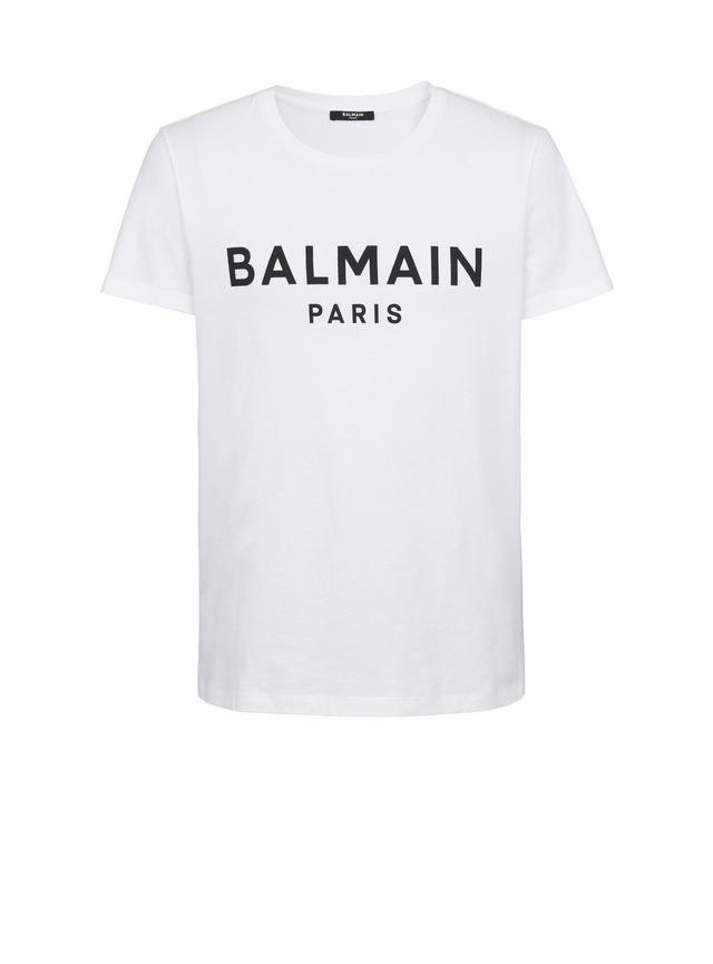 Printed Balmain Paris short-sleeved T-shirt Product Image