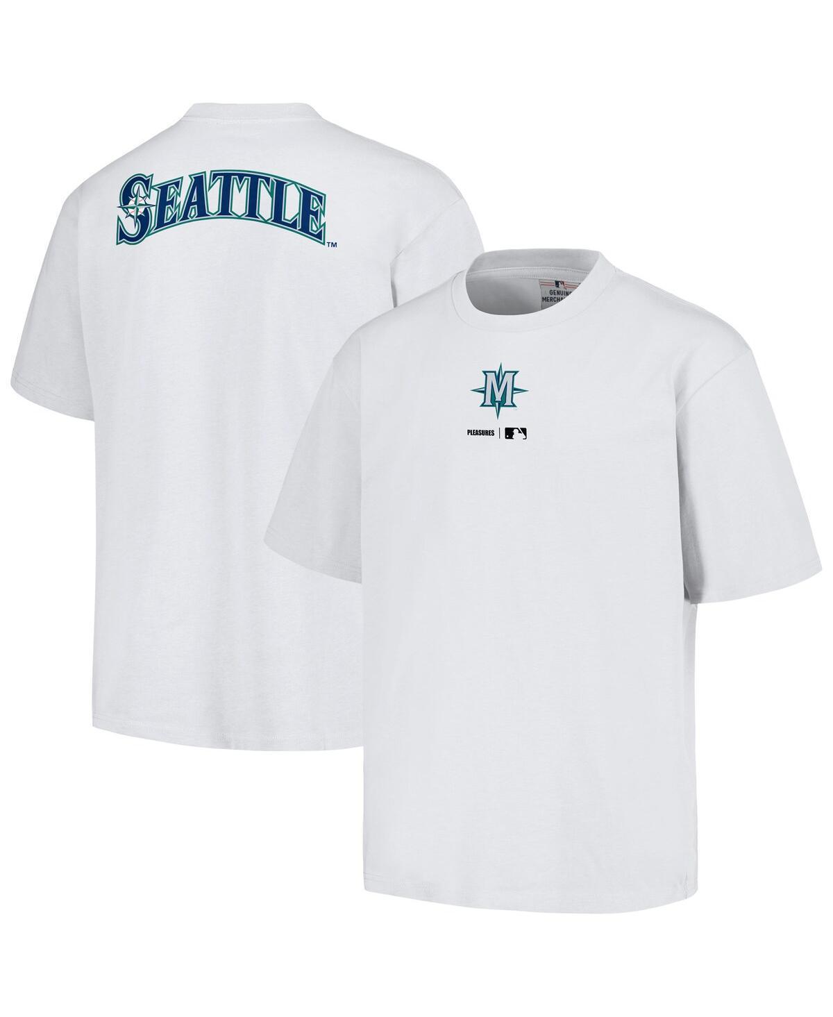 Mens Pleasures White Seattle Mariners Mascot T-shirt Product Image