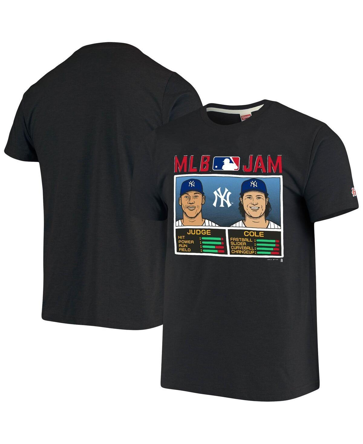 Mens Gerrit Cole Aaron Judge Heathered Charcoal New York Yankees Mlb Jam Player Tri-Blend T-shirt Product Image