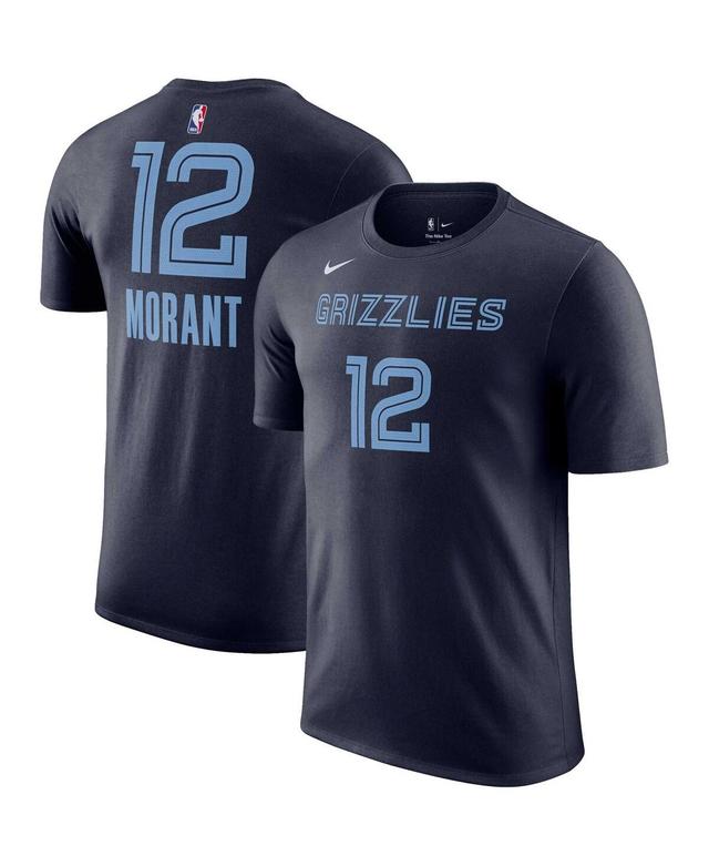 Nike Mens Memphis Grizzlies Ja Morant #12 Essential N&N T-Shirt Navy Blue, Small - NBA Tees at Academy Sports Product Image