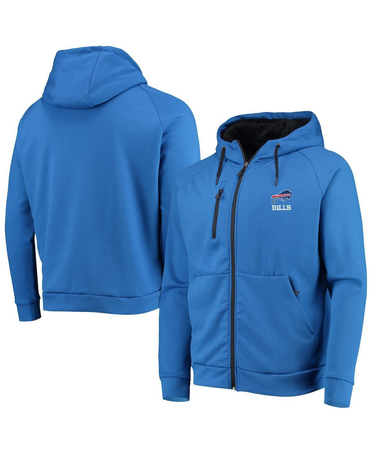 Mens Dunbrooke Royal New York Giants Shag Tri-Blend Full-Zip Raglan Hoodie Product Image