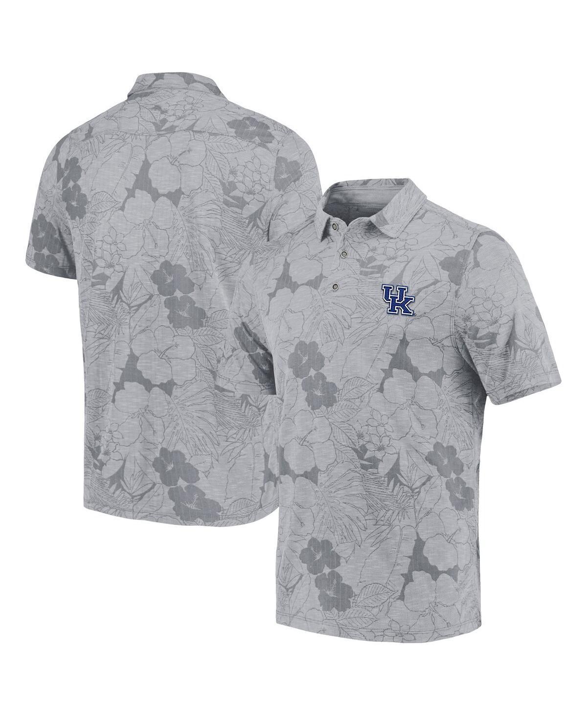 Tommy Bahama Mens Gray Indiana Hoosiers Miramar Blooms Polo Product Image