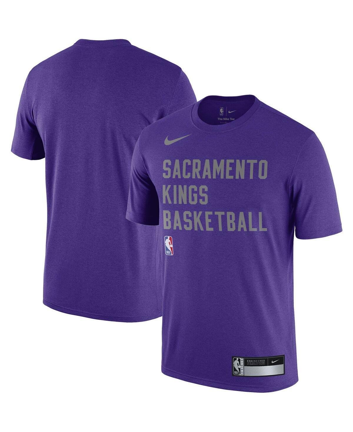 NIKE Men's  Purple Sacramento Kings 2023/24 Sideline Legend Performance Practice T-shirt Product Image