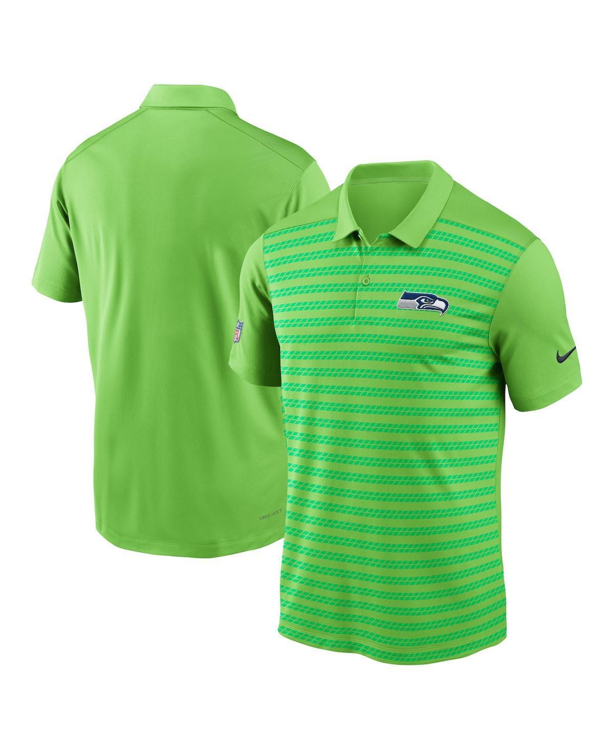 Nike Mens Neon Seattle Seahawks 2024 Sideline Victory Performance Polo Product Image