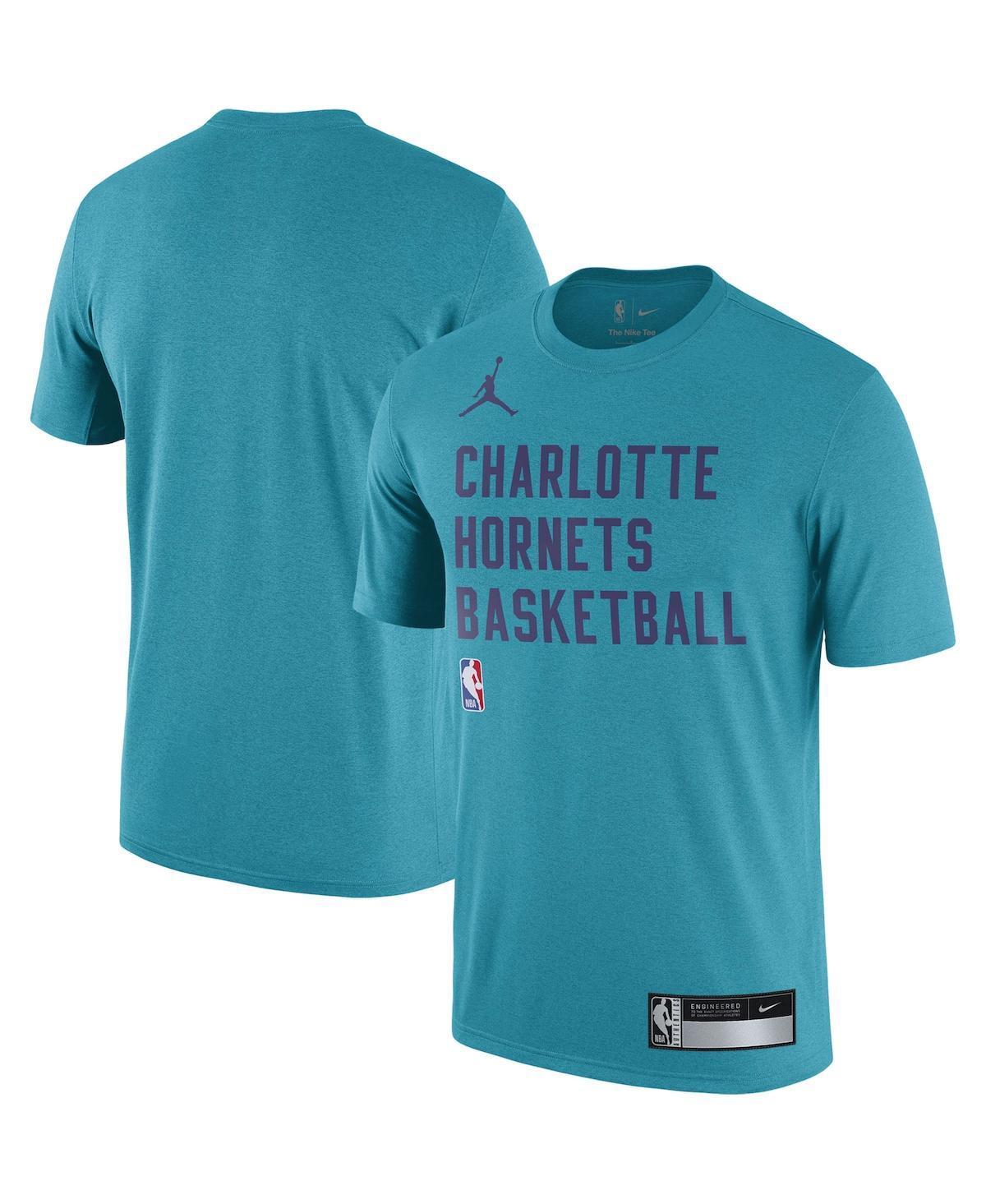 Mens Jordan Teal Charlotte Hornets 2023/24 Sideline Legend Performance Practice T-shirt Product Image