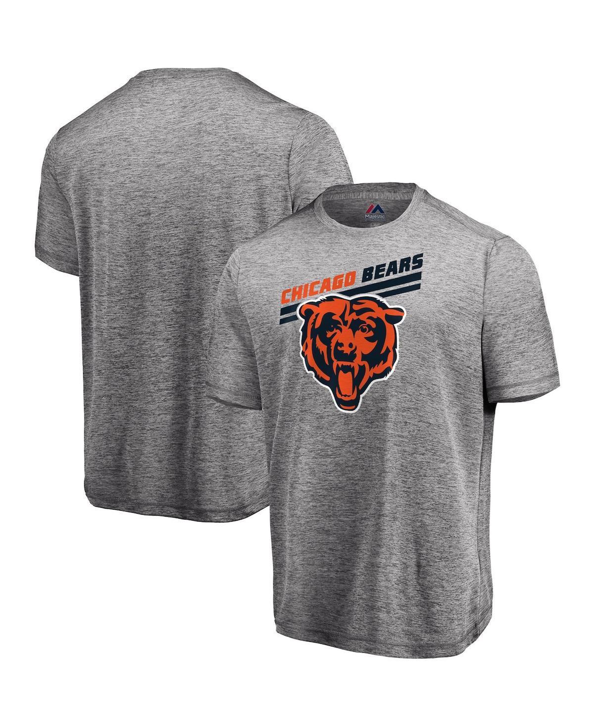 Mens Majestic Gray Chicago Bears Showtime Pro Grade Cool Base T-shirt Product Image