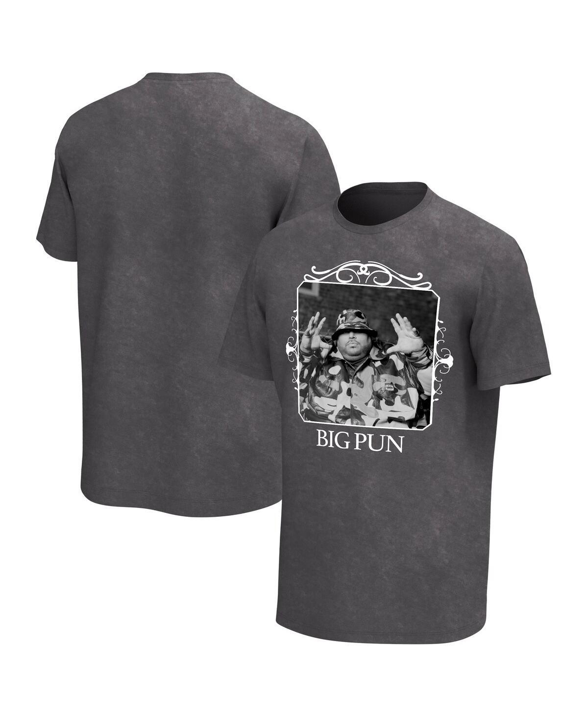 Mens Charcoal Big Pun Frame Washed Graphic T-shirt Product Image