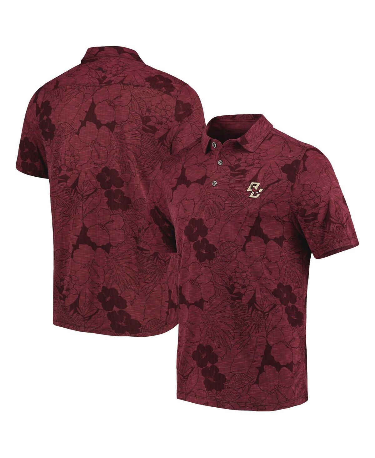 Tommy Bahama Mens Maroon Boston College Eagles Miramar Blooms Polo Product Image