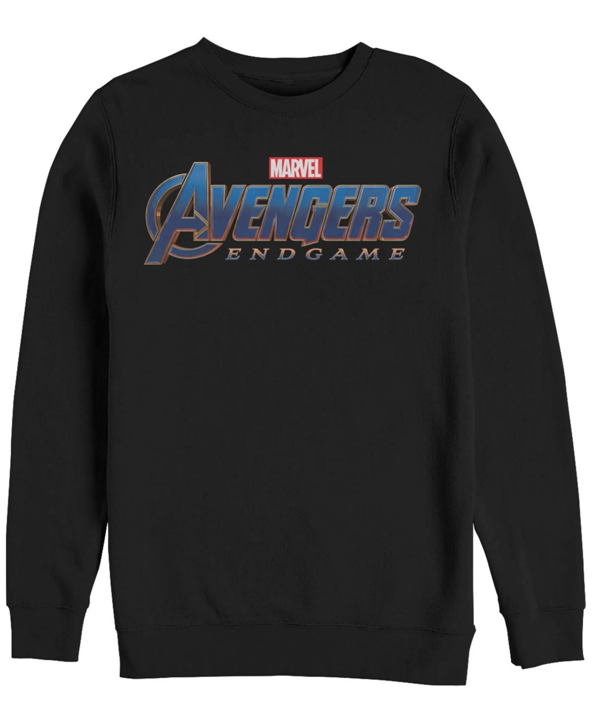 Marvel Mens Avengers Endgame Logo, Crewneck Fleece Product Image