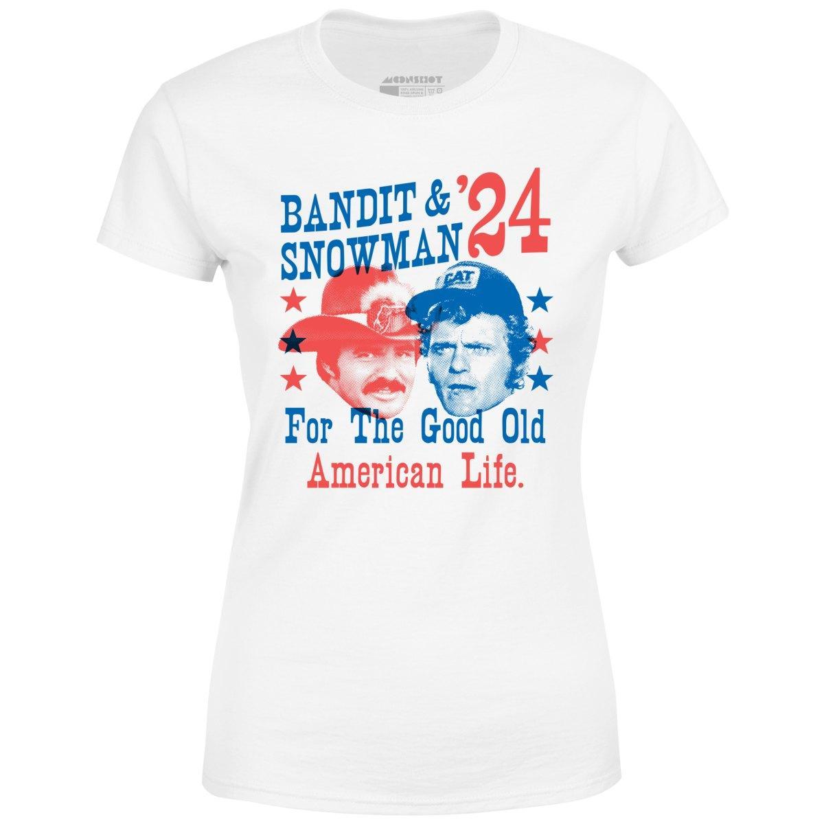 Bandit & Snowman 2024 - Women's T-Shirt Female Product Image