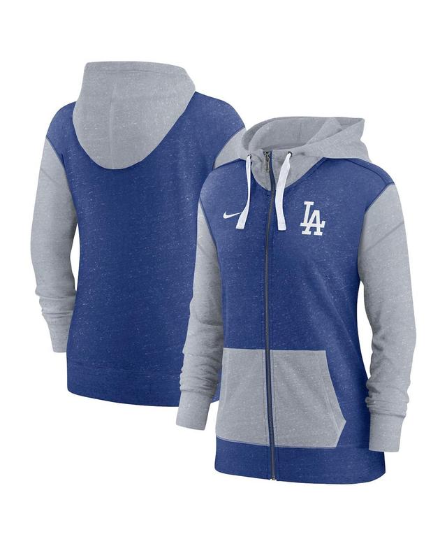 Womens Nike Royal Los Angeles Dodgers Full-Zip Hoodie Product Image