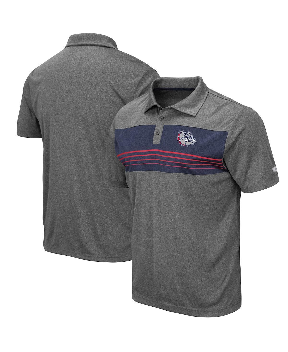 Mens Colosseum Heathered Charcoal Gonzaga Bulldogs Smithers Polo Product Image