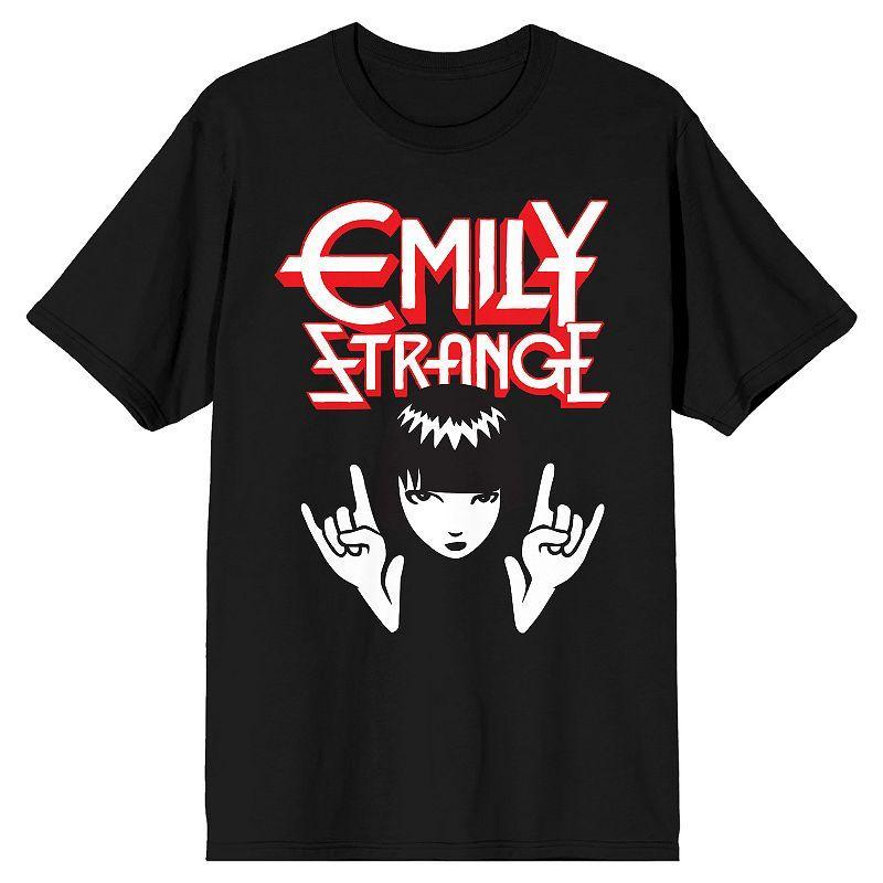 Mens Emily The Strange Rock On Tee Black Product Image