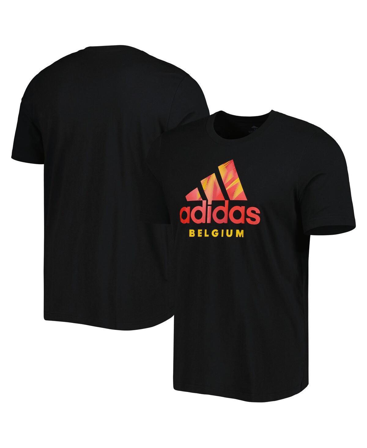 Mens adidas Black Belgium National Team Dna Graphic T-shirt Product Image