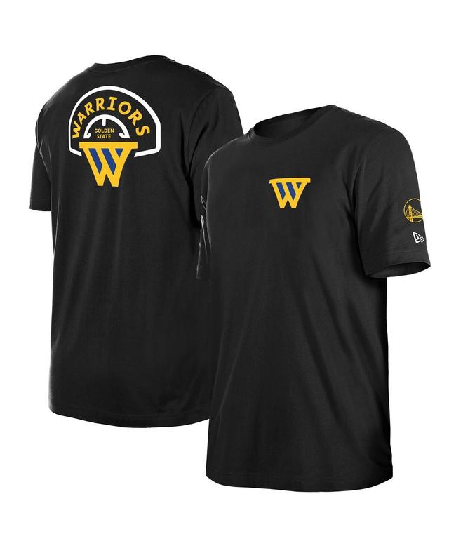 New Era Mens Black Golden State Warriors W Statement T-Shirt Product Image