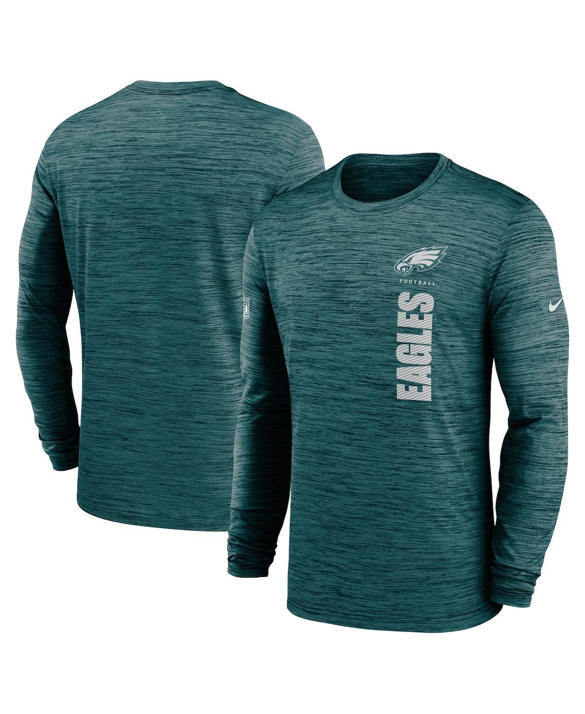 Nike Mens Midnight Green Philadelphia Eagles 2024 Sideline Velocity Performance Long Sleeve T-Shirt Product Image