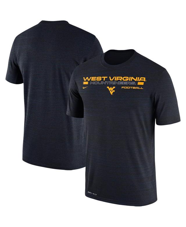 Mens Nike Navy West Virginia Mountaineers Team Velocity Legend Performance T-Shirt Product Image