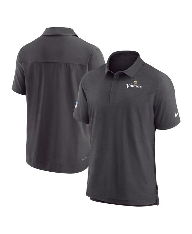 Nike Mens Navy Denver Broncos Sideline Lockup Performance Polo - Navy Product Image