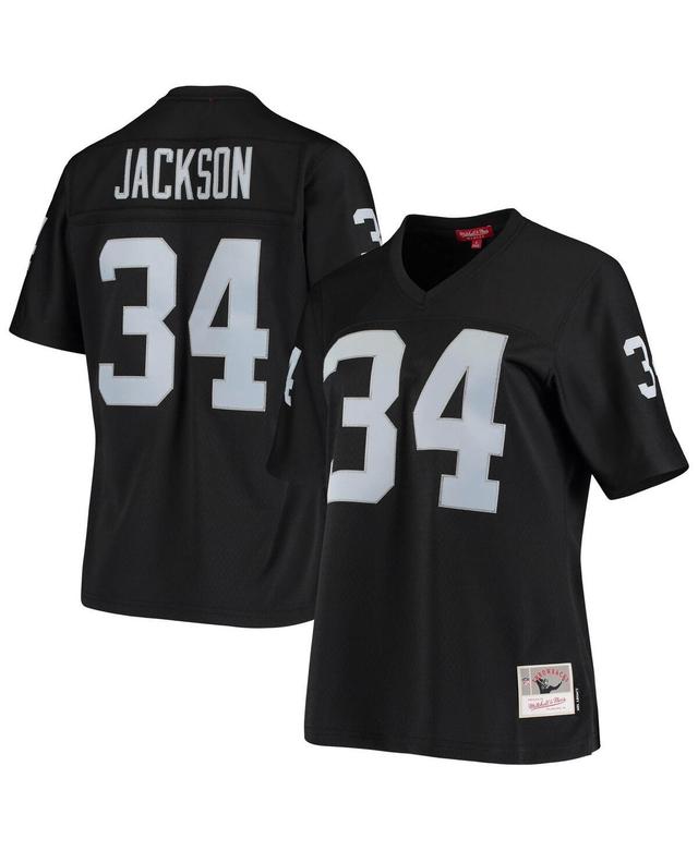 Womens Mitchell & Ness Bo Jackson Black Las Vegas Raiders 1988 Legacy Replica Jersey Product Image