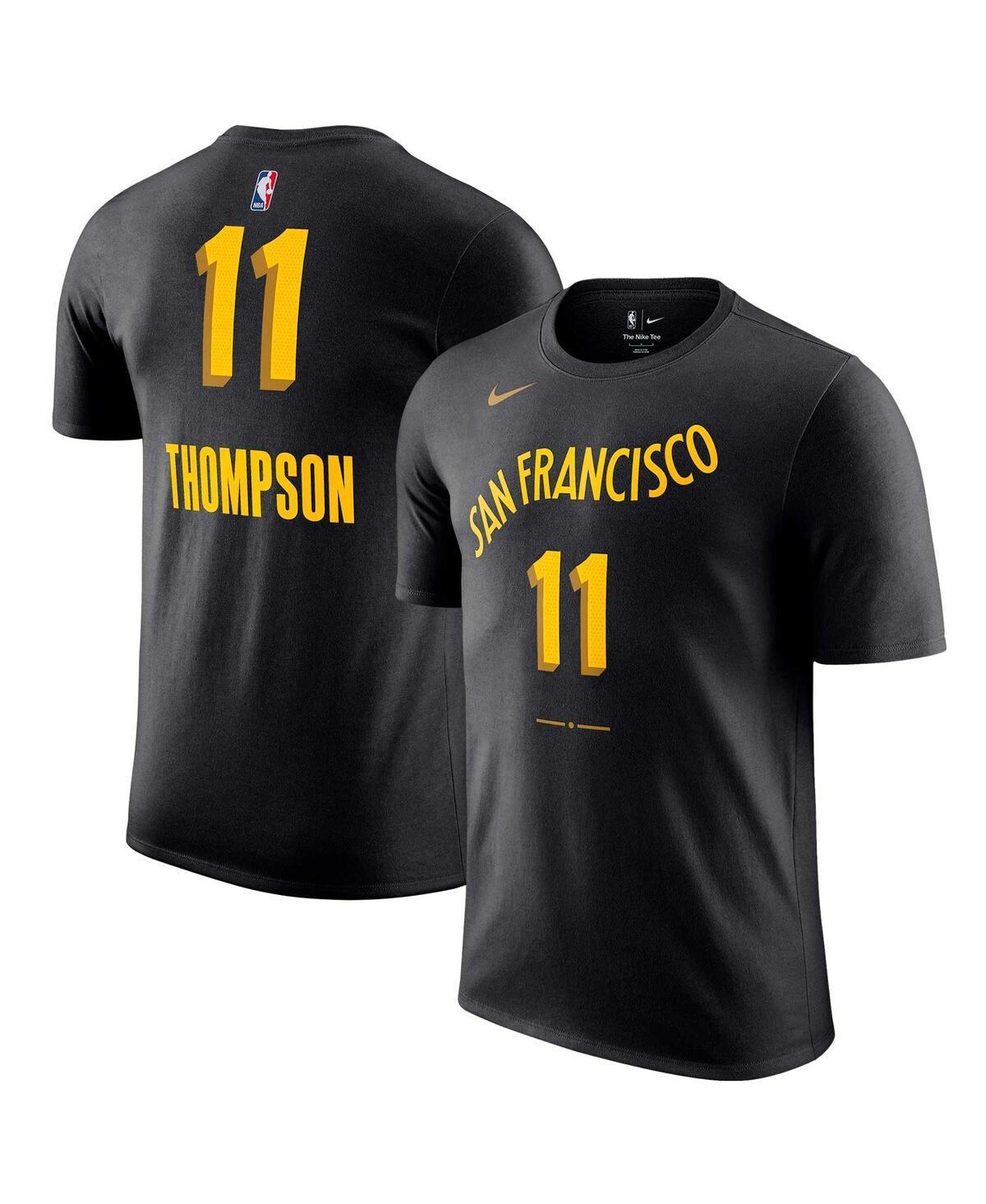 Mens Nike Klay Thompson Black Golden State Warriors 2023/24 City Edition Name and Number T-shirt Product Image