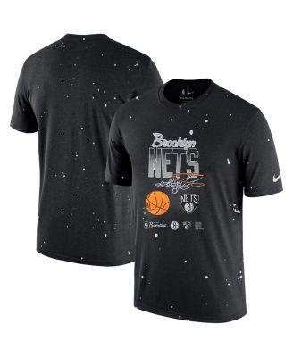 Mens Nike Black Brooklyn Nets Courtside Splatter T-shirt Product Image