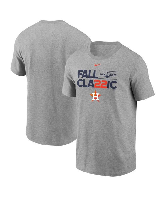 Mens Nike Heather Gray Houston Astros 2022 World Series Icon T-Shirt Product Image