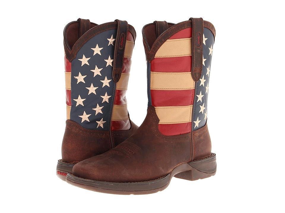 Durango Rebel Patriotic Pull On Square Toe Boots Product Image