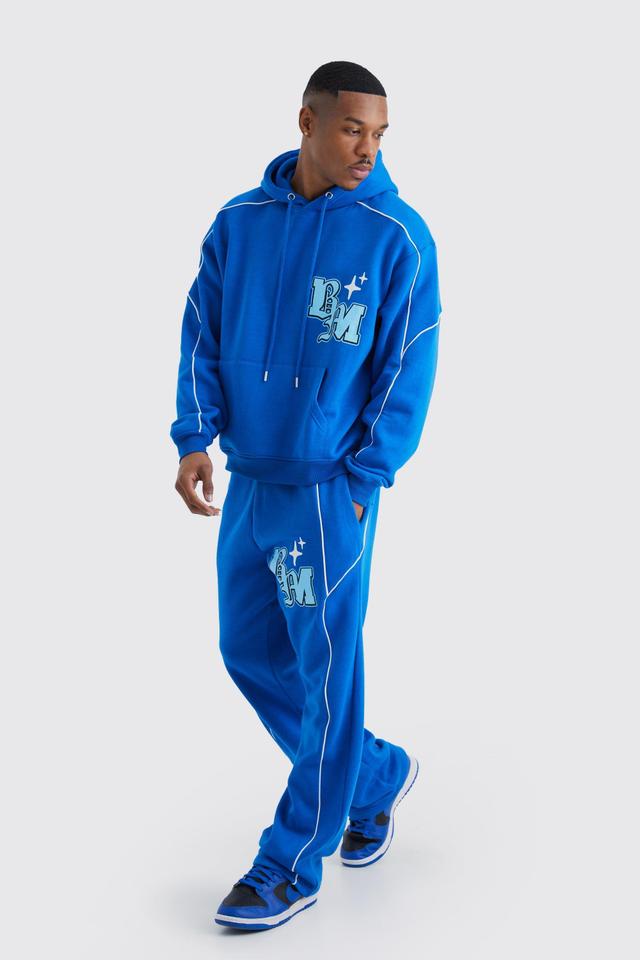 Oversized Boxy Print Tracksuit | boohooMAN USA Product Image