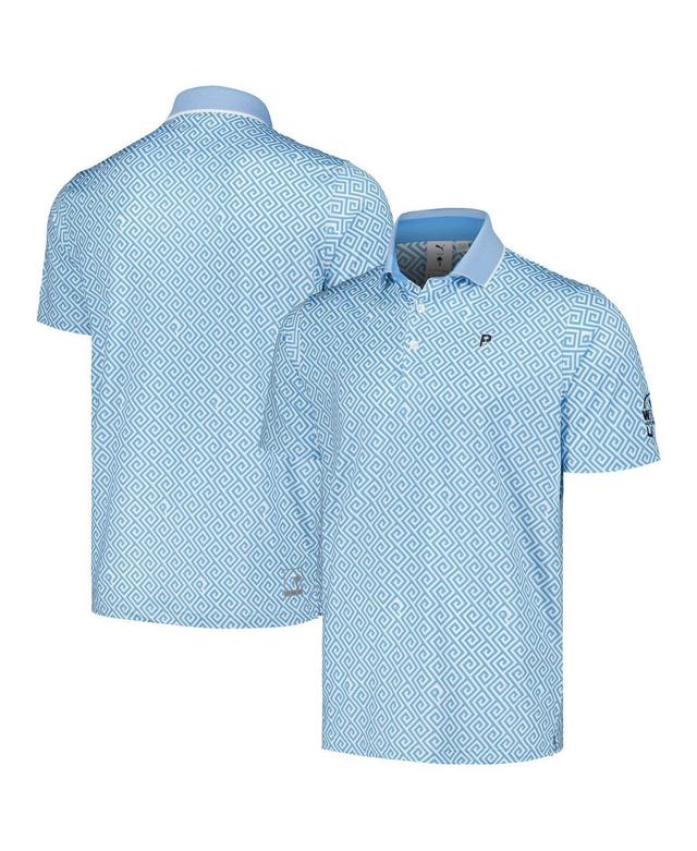 Mens Puma x Ptc Light Blue Wm Phoenix Open Resort Mattr Polo Shirt Product Image