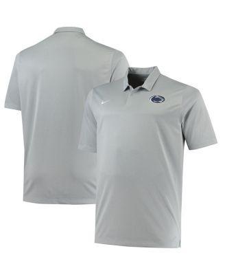 Mens Nike Heathered Gray Penn State Nittany Lions Big and Tall Performance Polo Shirt Product Image