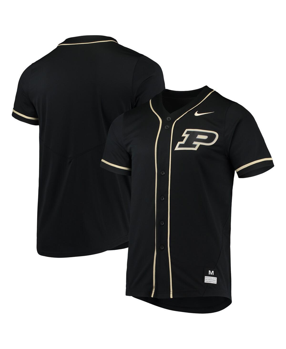 Mens Nike Black Purdue Boilermakers Replica Baseball Jersey - Black Product Image