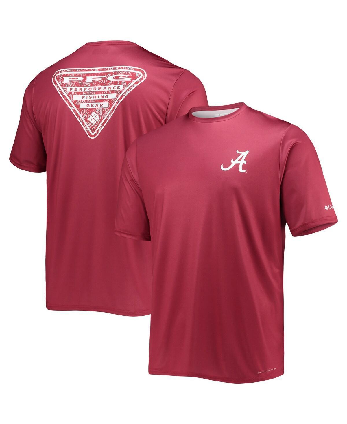 Mens Columbia Crimson Alabama Crimson Tide Terminal Tackle Omni-Shade T-Shirt Product Image