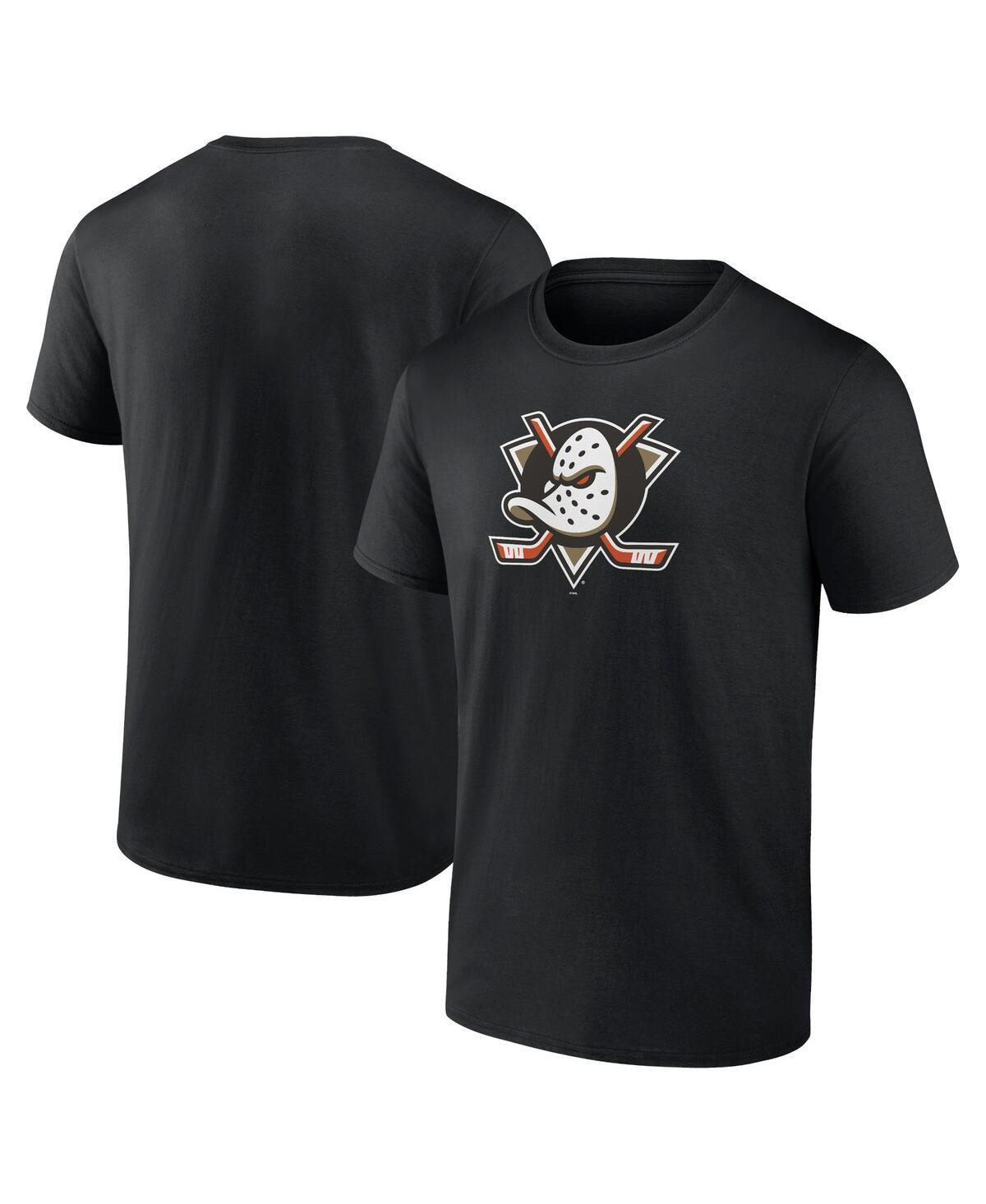 Fanatics Mens Black Anaheim Ducks Primary Logo T-Shirt Product Image