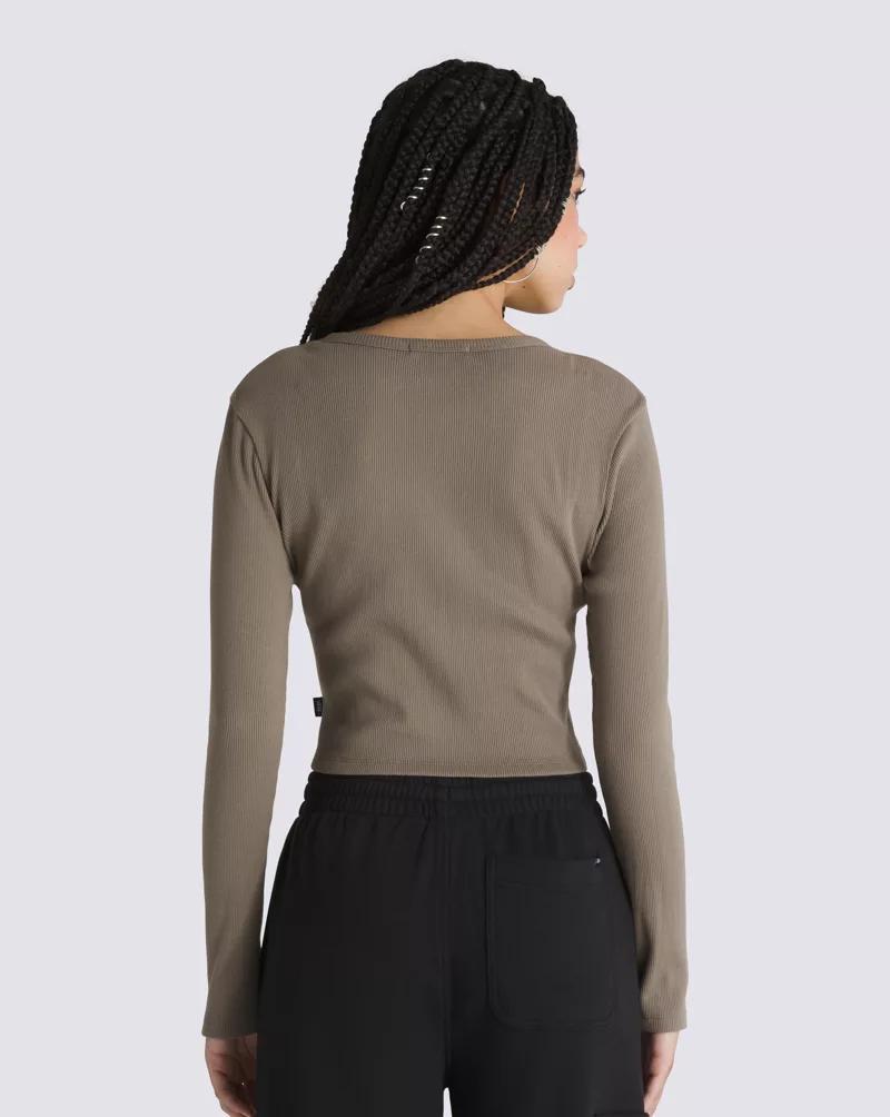 Drew Rib Long Sleeve Top Product Image