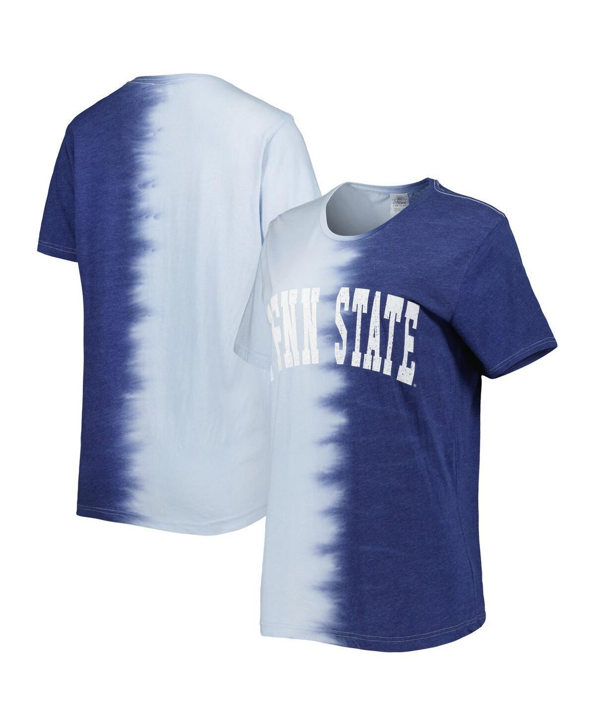 Womens Gameday Couture Navy Penn State Nittany Lions Find Your Groove Split-Dye T-shirt Product Image