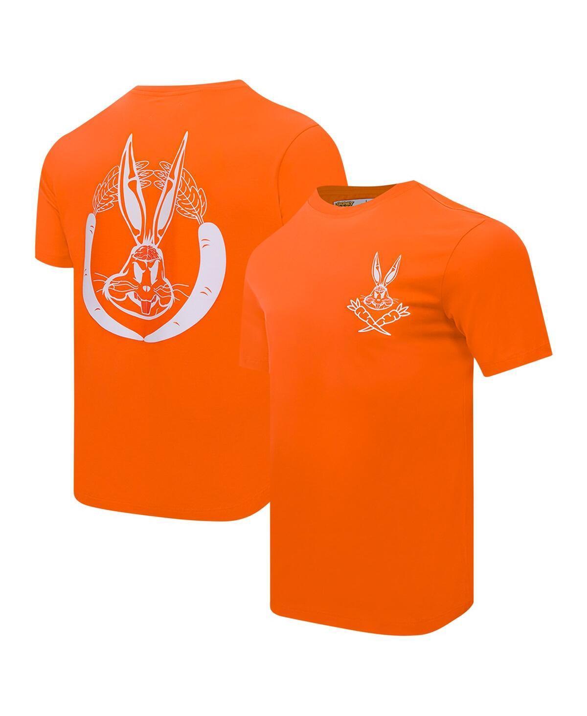 Freeze Max Mens Bugs Bunny Orange Looney Tunes Melted Skeleton T-Shirt Product Image