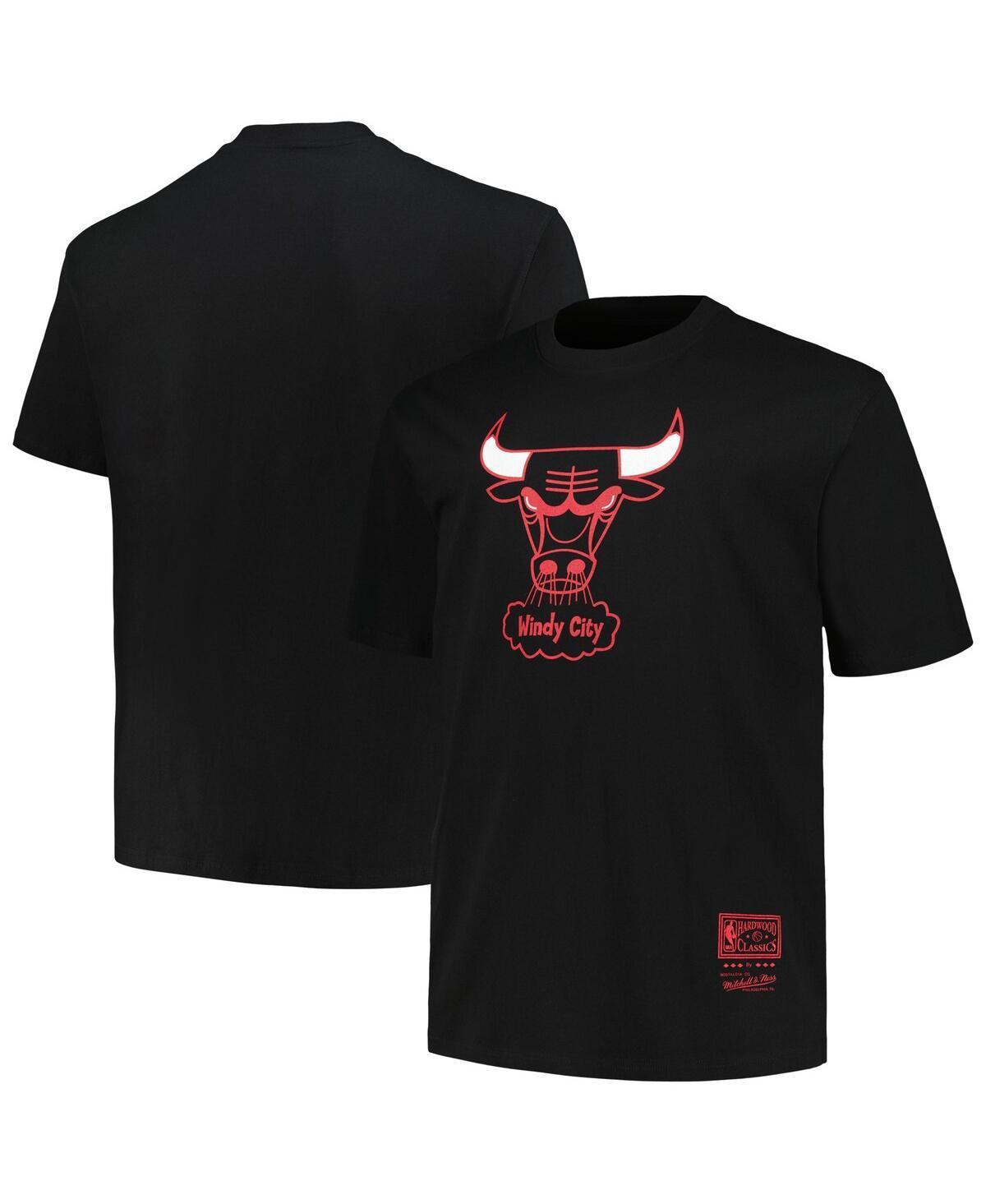 Mens Mitchell & Ness Chicago Bulls Big & Tall Hardwood Classics Vintage Logo T-Shirt Product Image