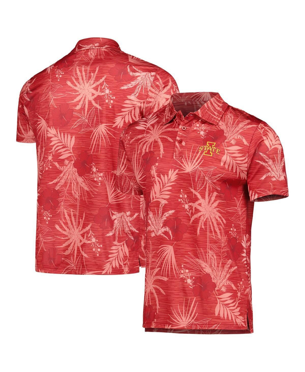 Mens Colosseum Cardinal Iowa State Cyclones Palms Team Polo Product Image