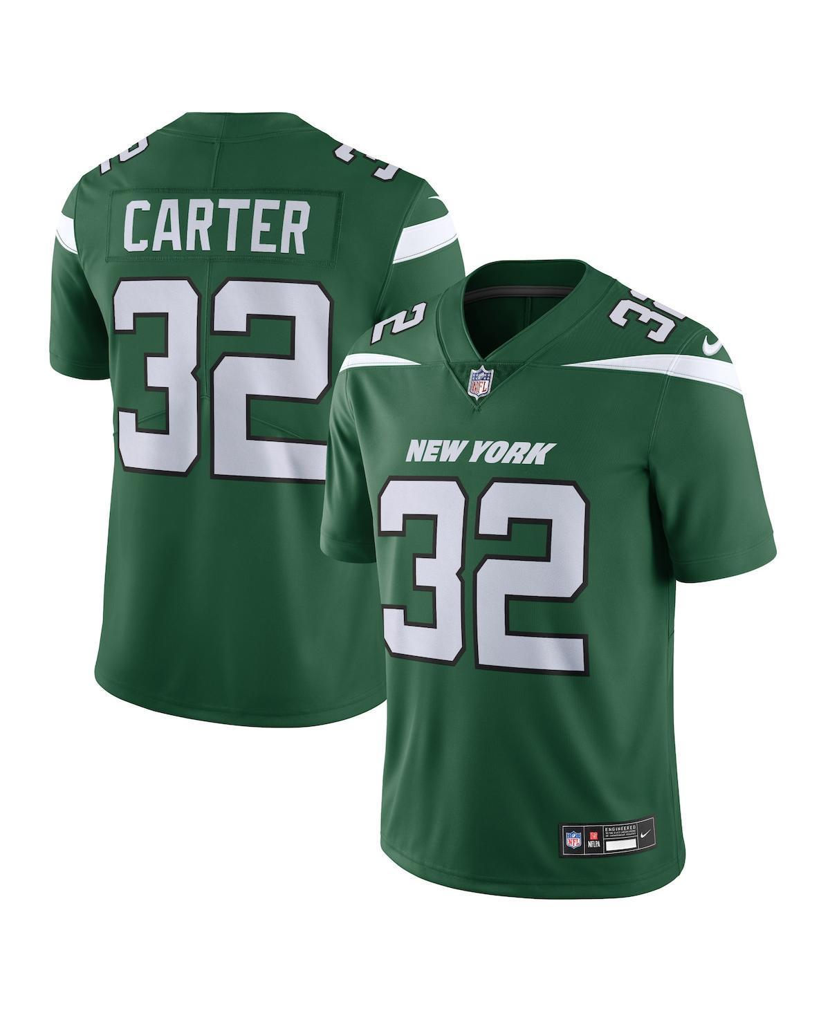 Nike Mens Michael Carter New York Jets Vapor F.u.s.e. Limited Jersey - Green Product Image