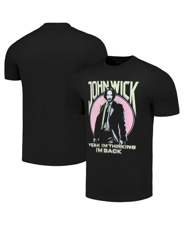 Mens Black John Wick Graphic T-shirt Product Image