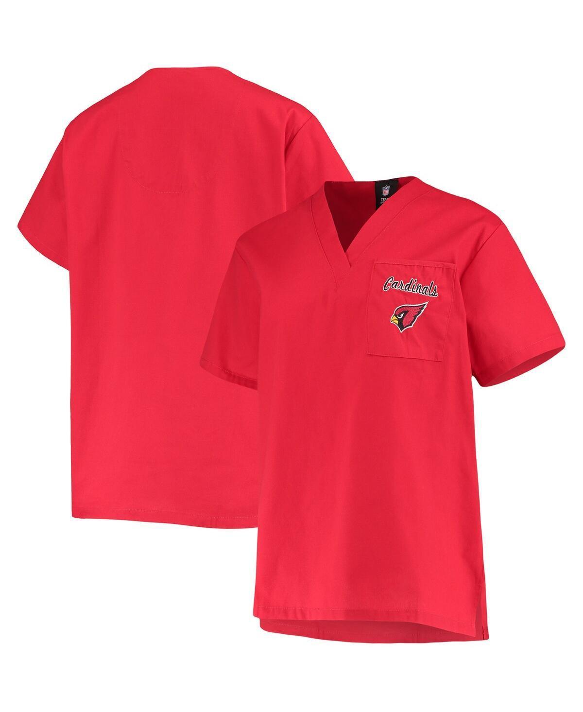 Womens Concepts Sport Cardinal Arizona Cardinals Scrub Top Product Image