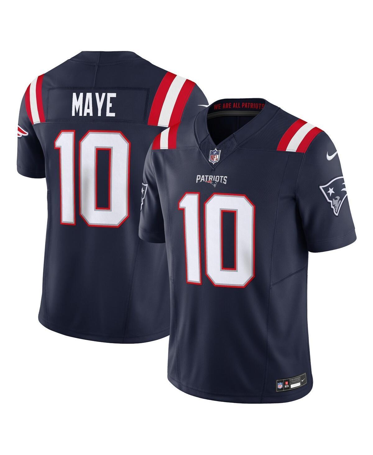 Mens Nike Drake Maye New England Patriots Vapor F.U.S.E. Limited Jersey Blue Product Image