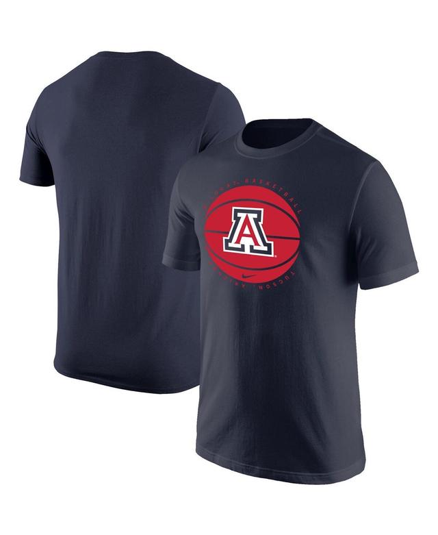 Mens Nike Navy Arizona Wildcats Basketball Logo T-shirt Product Image