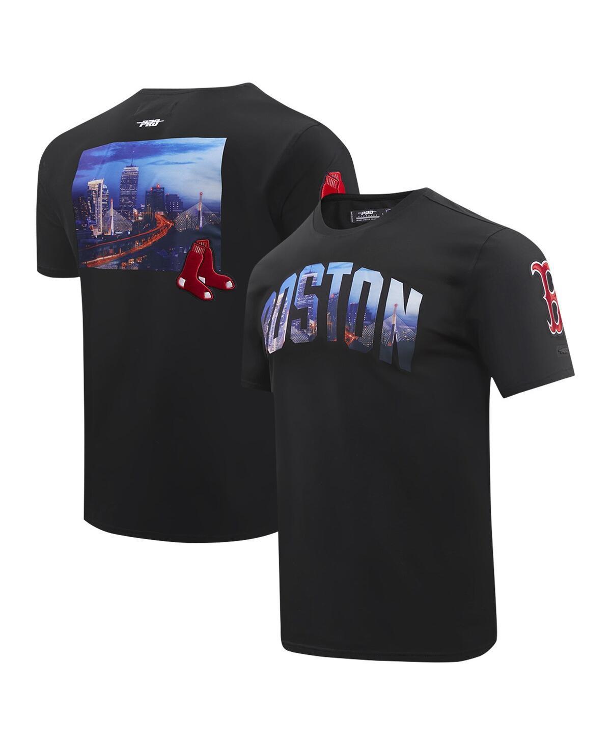 Pro Standard Mens Black Boston Red Sox Cityscape T-Shirt Product Image