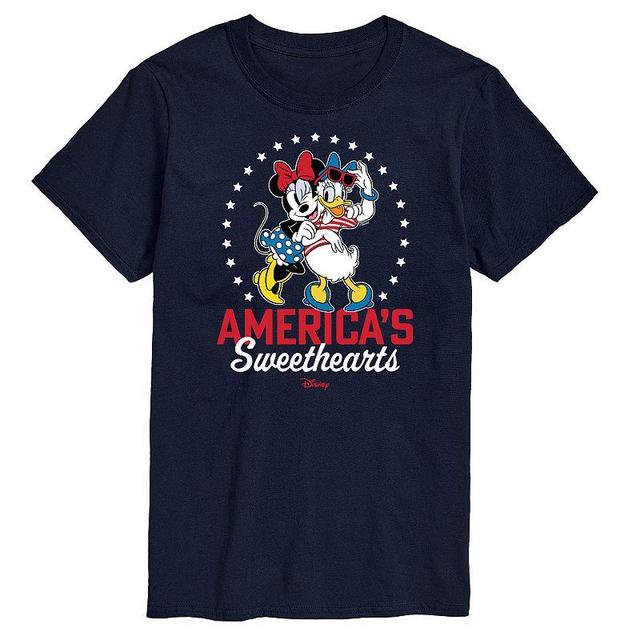 Disneys Big & Tall Americas Sweethearts Graphic Tee, Mens Product Image