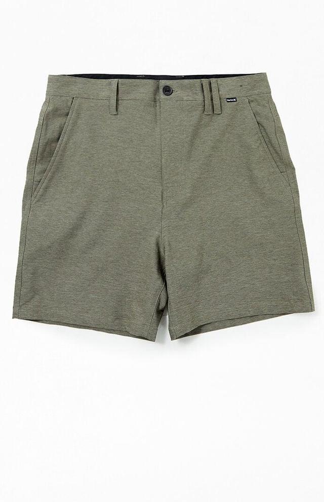 Hurley Phantom Heather 18 Walkshorts (Obsidian) Men's Shorts Product Image