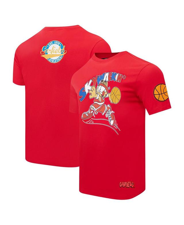 Freeze Max Mens Red Garfield Skywalkin T-Shirt Product Image