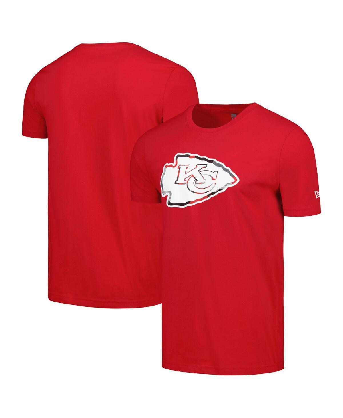 Mens New Era Kansas City Chiefs Camo Logo T-Shirt Product Image